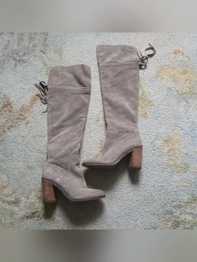 Over The Knee Leather Boots